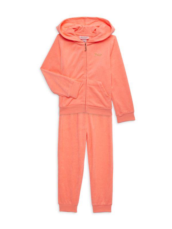 Juicy Couture Baby Girl's, Little Girl's & Girl's 2-Piece Loop Terry Hoodie & Joggers Set