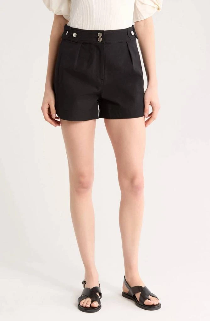 Derek Lam Derek Lam 10 Crosby - Mika Stretch Cotton Shorts 1