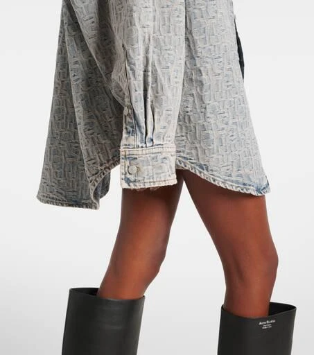 Acne Studios Setar monogram denim shirt 5