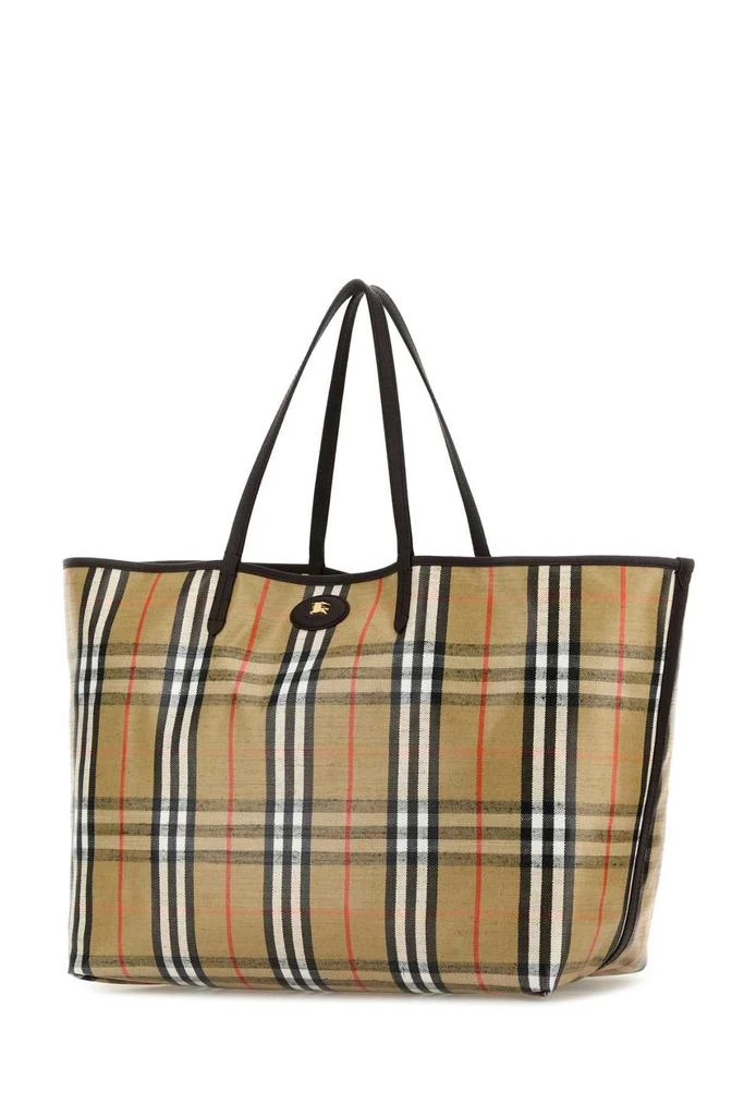 Burberry Burberry Check Printed Tote Bag 3