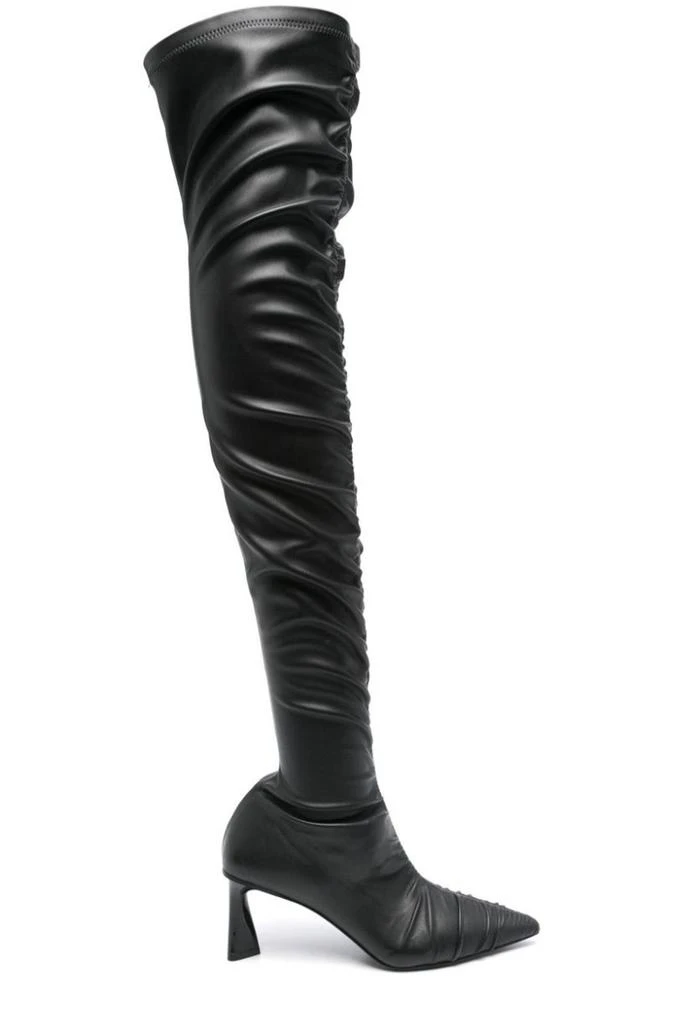 Stella McCartney Stella McCartney Elsa Ruched Thigh-High Boots 1