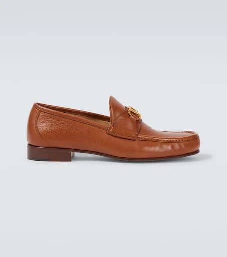 Valentino VLogo leather loafers 1