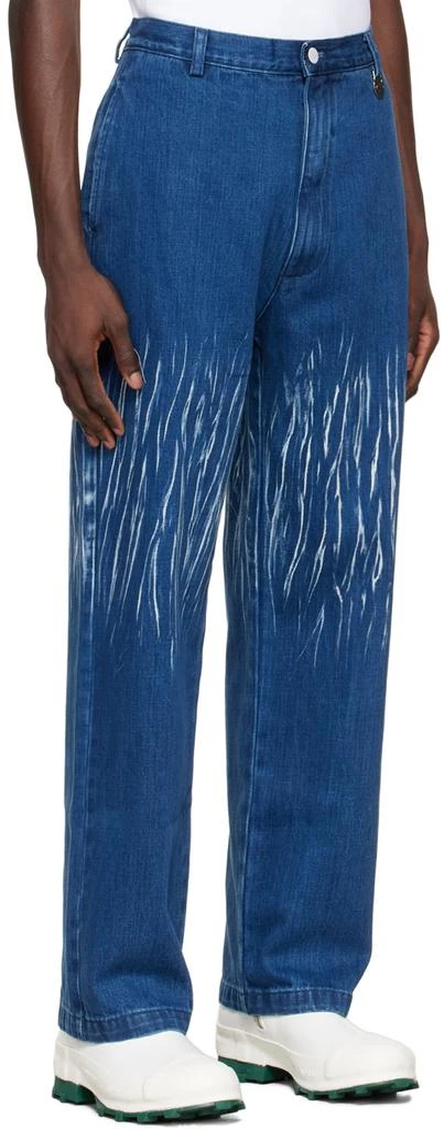 Xander Zhou Indigo Straight Jeans 2