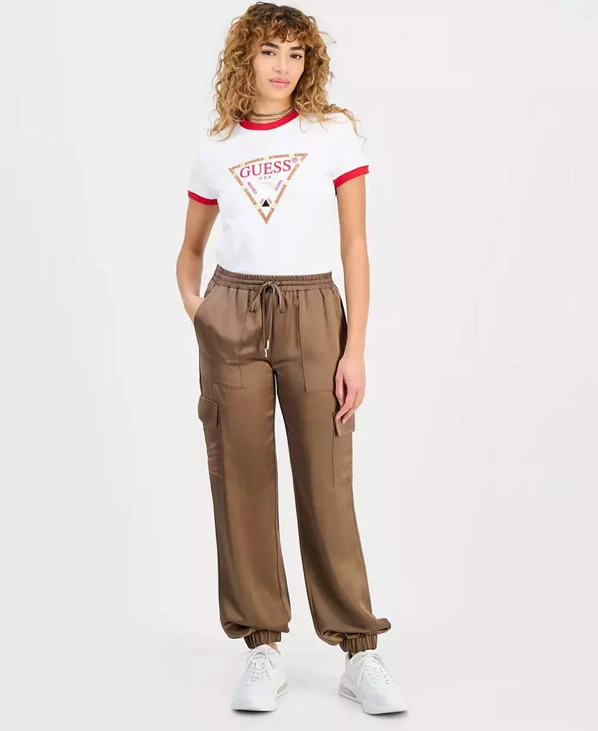 GUESS Women
s New Marzia Gathered Jogger Pants