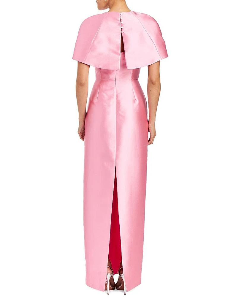 Mestiza New York Eve Convertible-Cape Column Gown 4