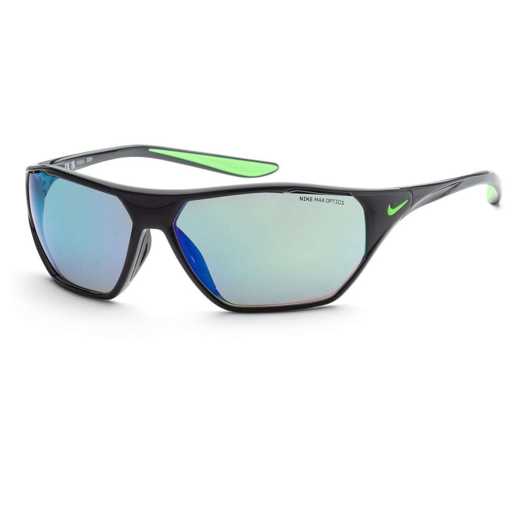 NIKE Nike Men's Black Rectangular Sunglasses