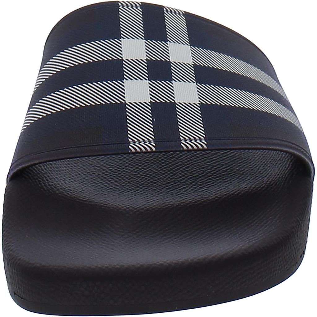 Burberry Furley Womens Check Print Summer Slide Sandals