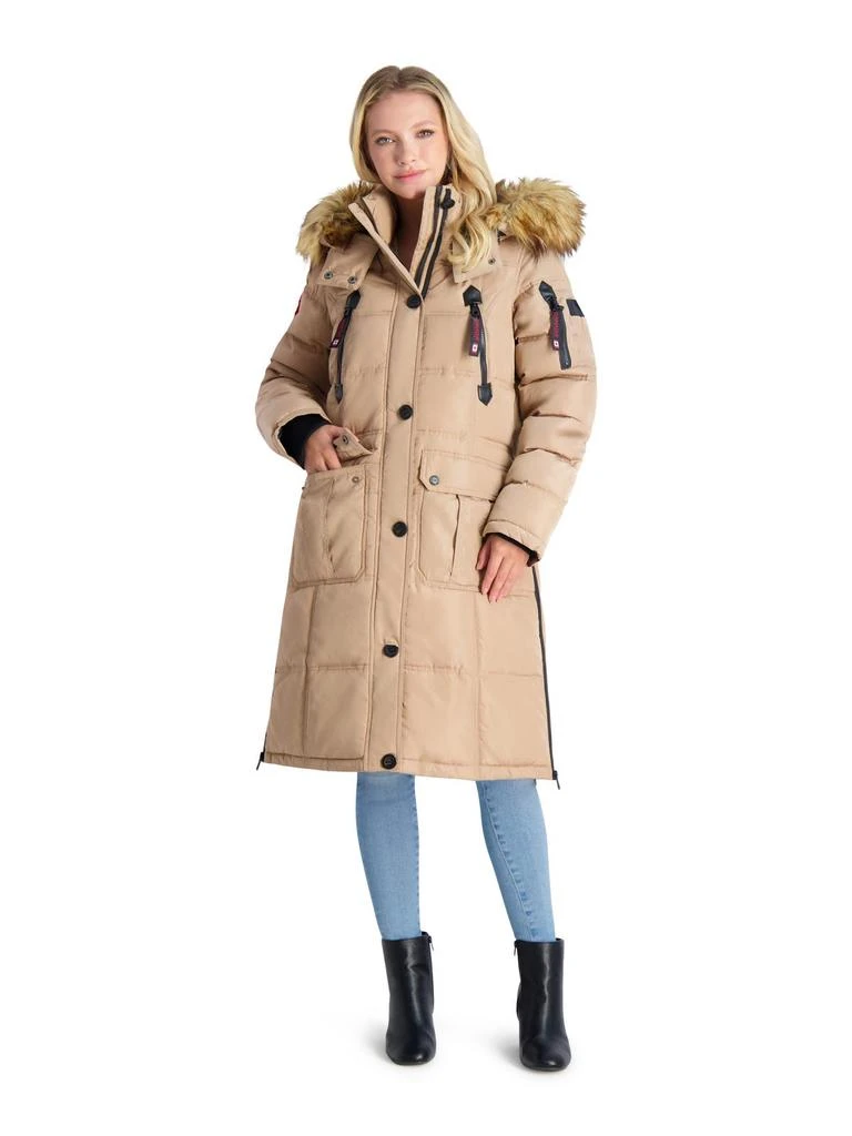 Canada Weather Gear Womens Faux Fur Heavyweight Puffer Coat 14