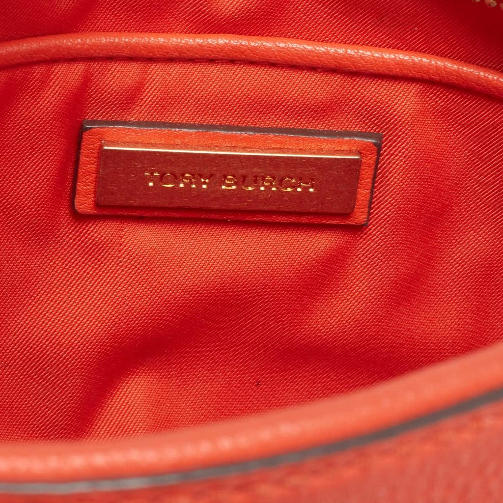 Tory Burch Tory Burch Orange Leather Mcgraw Camera Crossbody Bag 10