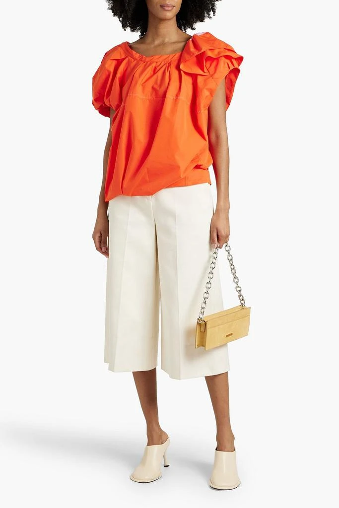 3.1 Phillip Lim Ruffled cotton-blend poplin top 2