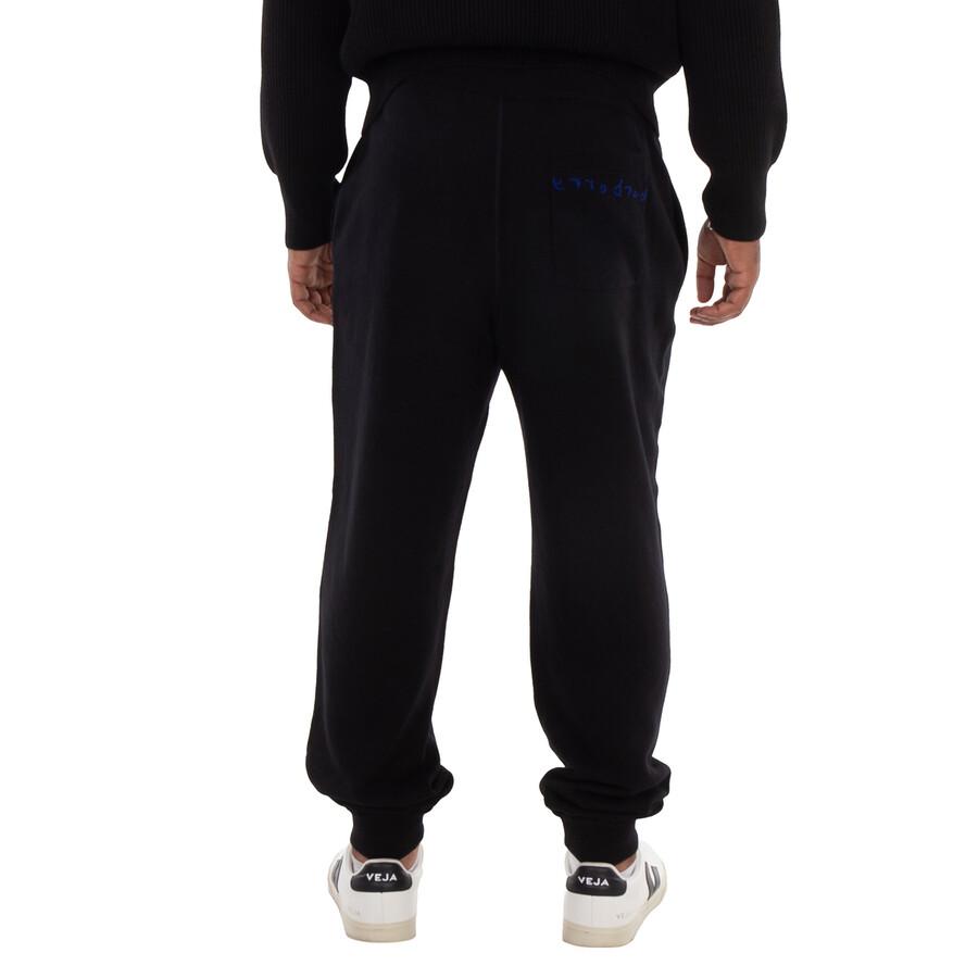 Burberry Burberry Tapered Leg Wool Track Pants, Size X-Large