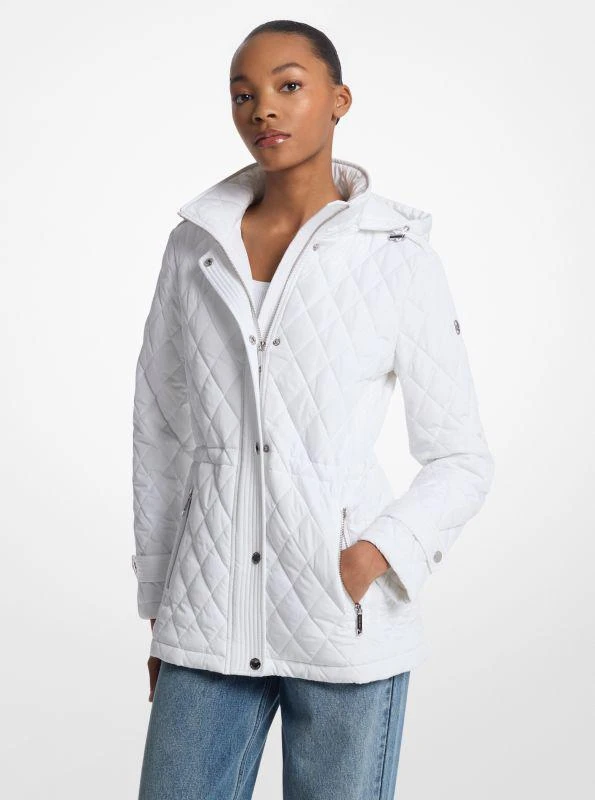 Michael Kors Quilted Hooded Jacket 1