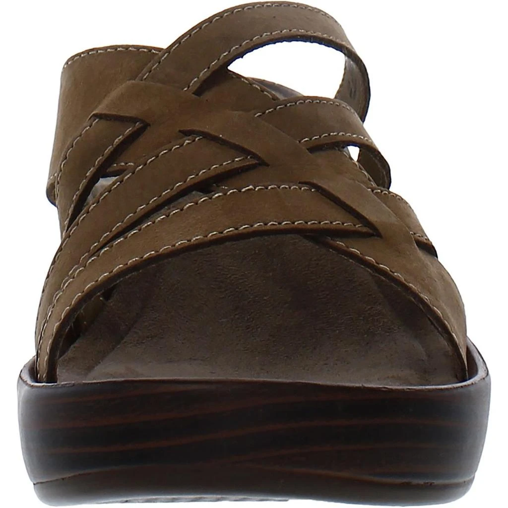Eastland Poppy Womens Leather Memory Foam Wedges 3