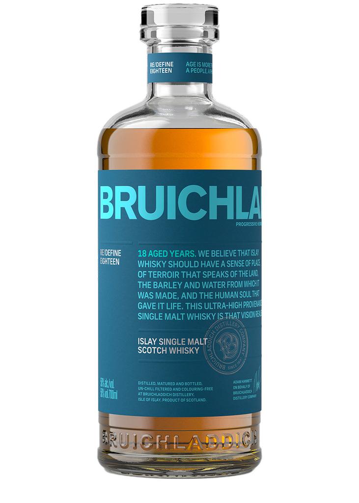 BRUICHLADDICH 18 Year Old Islay Single Malt Scotch Whisky