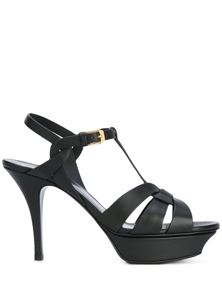 【Saint Laurent】TRIBUTE PLATFORM SANDALS 75MM◆315490BDA00 YSL TRIBUTE 75MM LEATHER PLATFORM SANDALS – Caroline's