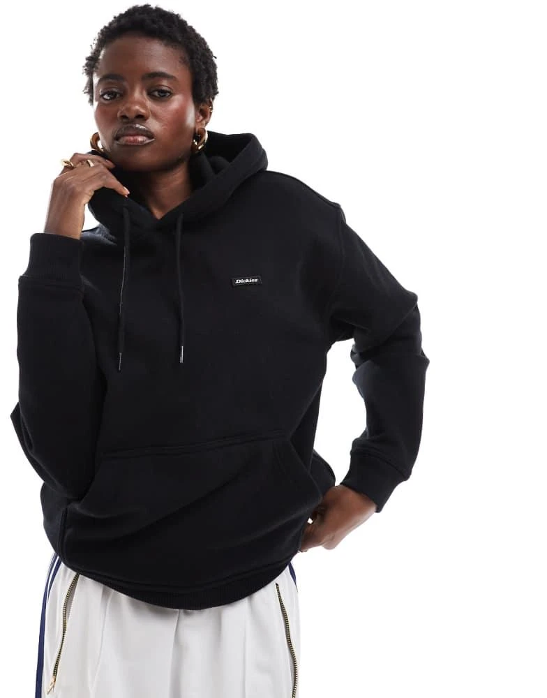 DICKIES Dickies hoodie with tonal logo in black 1