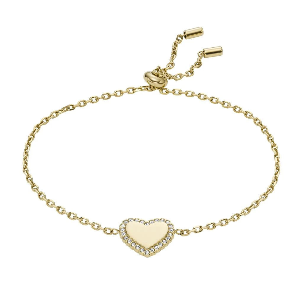 Fossil Women's Gold-Tone Stainless Steel Chain Bracelet 1