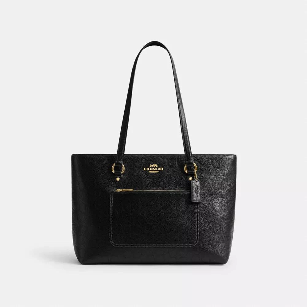 Coach Station Tote Bag In Signature Leather