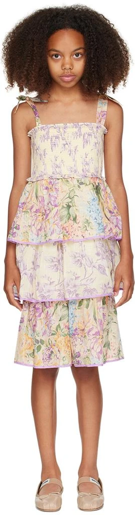 Zimmermann Kids Multicolor Halliday Dress 1