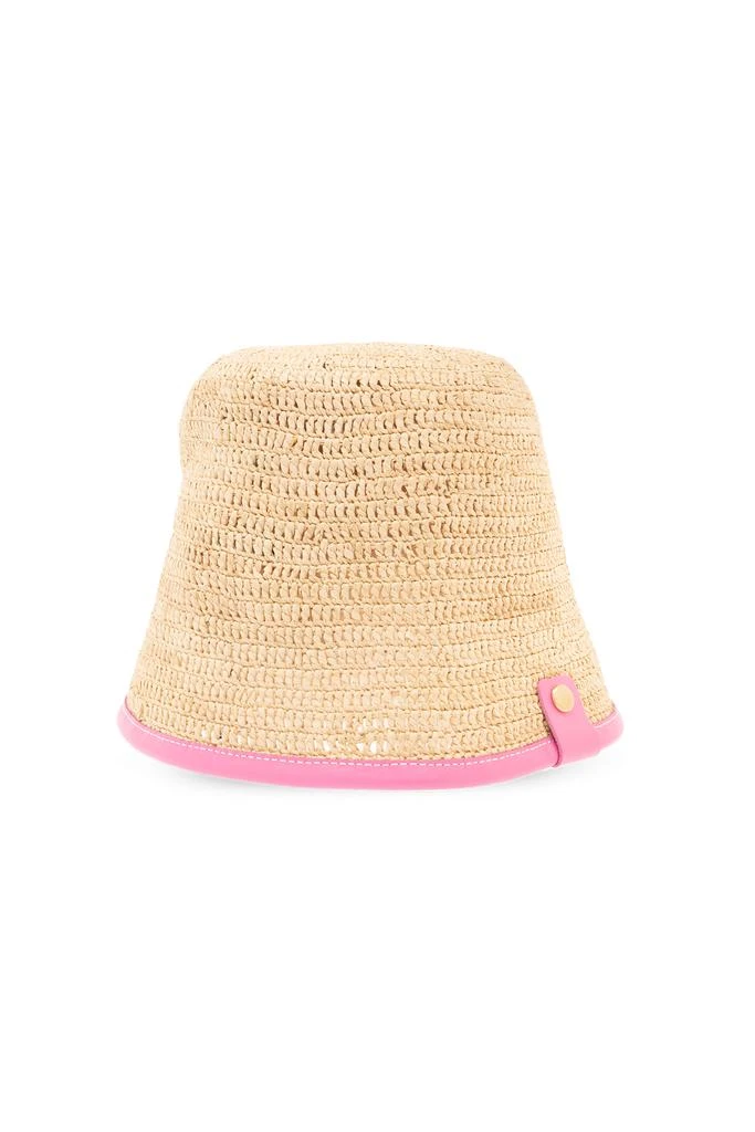 Jacquemus ‘Soli’ woven bucket hat 4