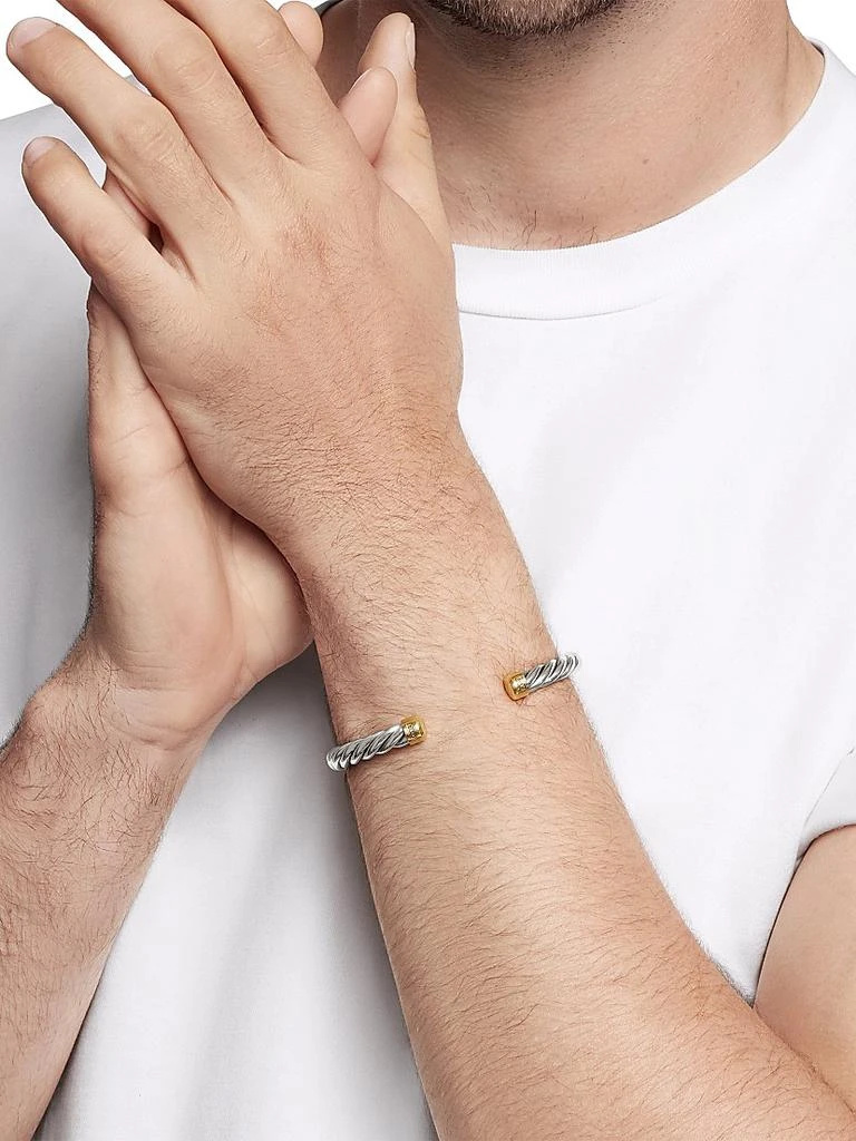 David Yurman Cable Cuff Bracelet in Sterling Silver 7