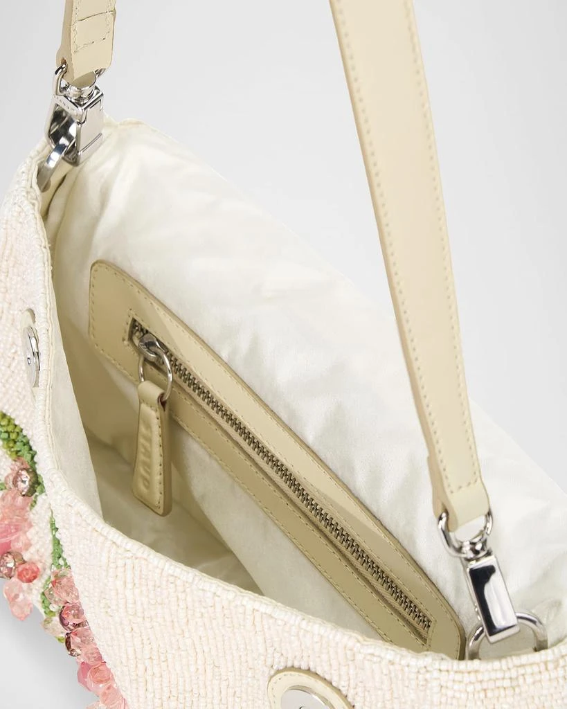 Staud Timmy Floral Beaded Shoulder Bag 3