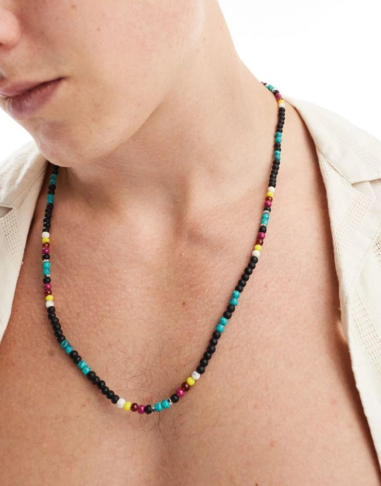 CLASSICS 77 Classics 77 dusk til dawn bead necklace in multi 4