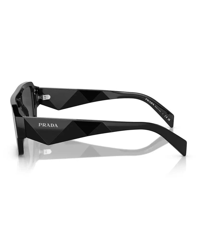 Prada Low Bridge Rectangular Men's Sunglasses, PR A05SF 4