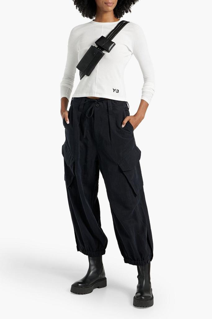 Y-3 Logo-print cotton-jersey top