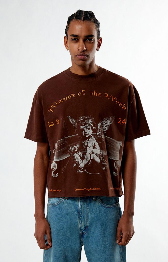 Shop Flavor Cropped T-Shirt on Sale at BeyondStyle – Get 32% Off