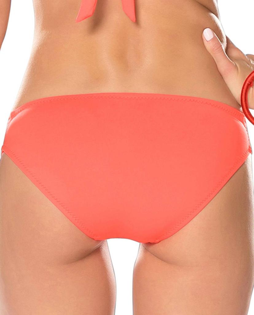 Becca Women's Electric Current Solid Macrame Hipster Bikini Bottom