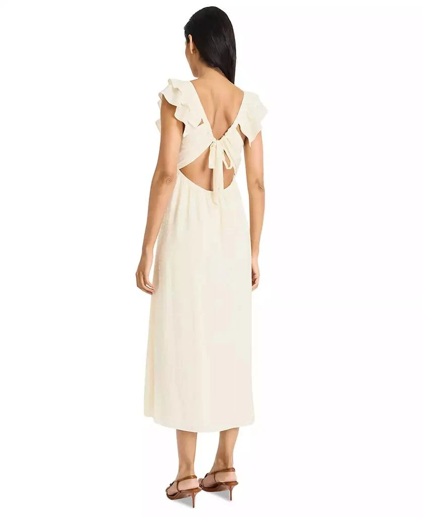 The Good Journey Women's Flutter-Sleeve Tie-Back Maxi Dress 2