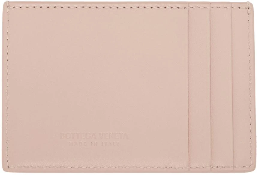 Bottega Veneta Pink Cassette Credit Card Holder 2