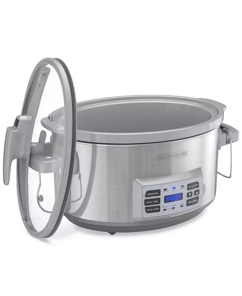 Black & Decker 7-Quart Digital Temperature Probe Slow Cooker 4