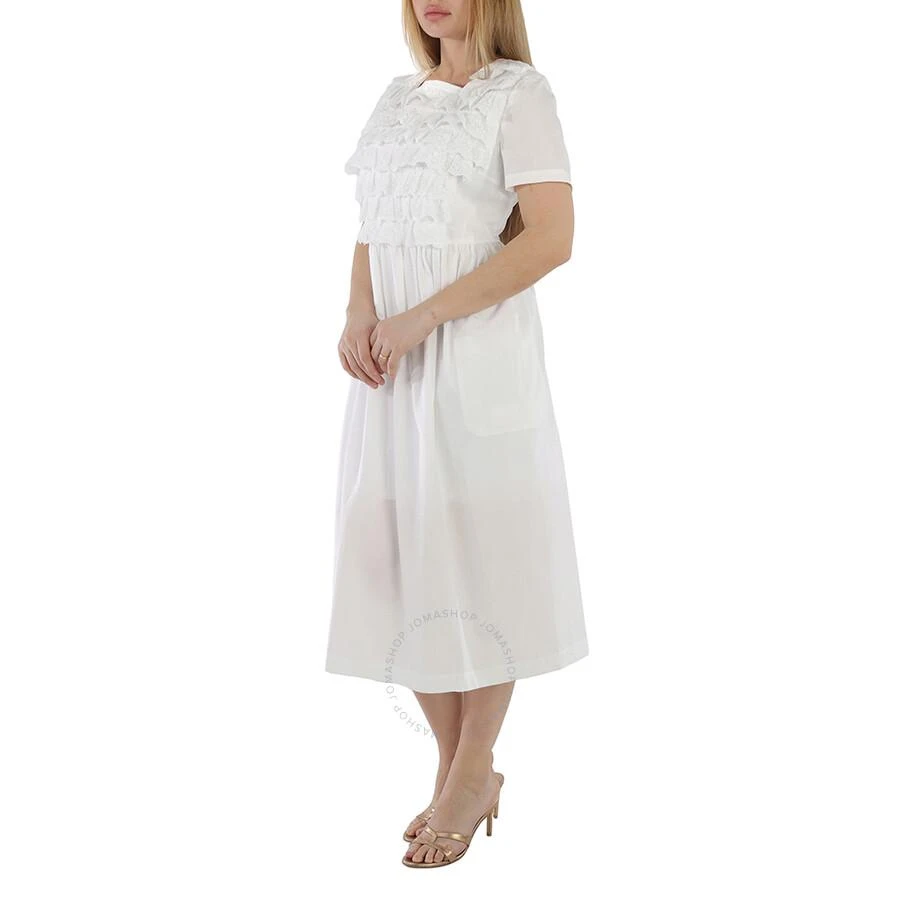 Comme des Garcons Girl White Ruffled Cotton-poplin Dress 2