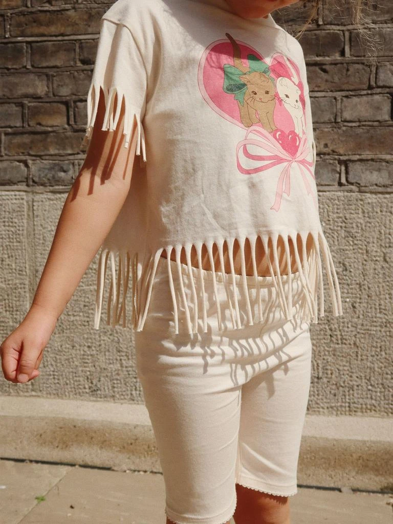Konges Slojd Girls Marah Short Set in Ivory 2
