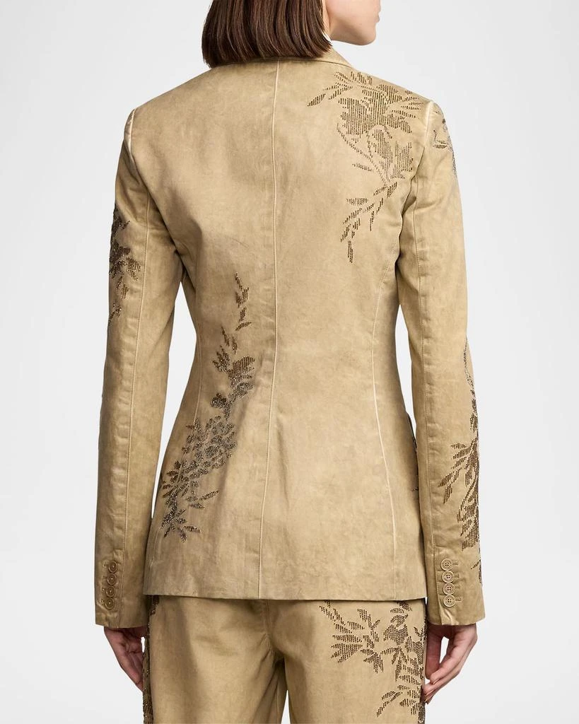 Ralph Lauren Parker Embellished Cotton Chino Jacket 3