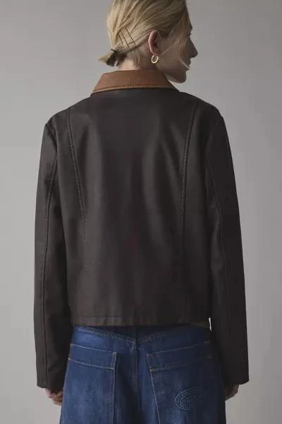 Kimchi Blue Kimchi Blue Catherine Faux Leather Barn Jacket 4