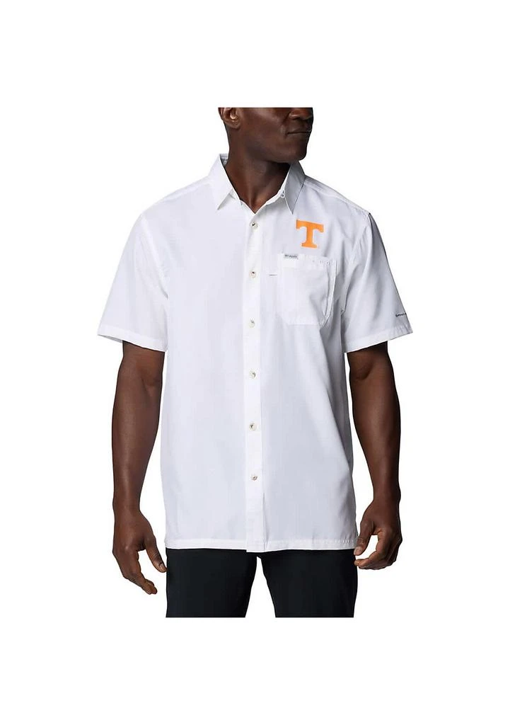 Columbia NCAA Tennessee Volunteers Slack Tide Button-Up Camp Shirt