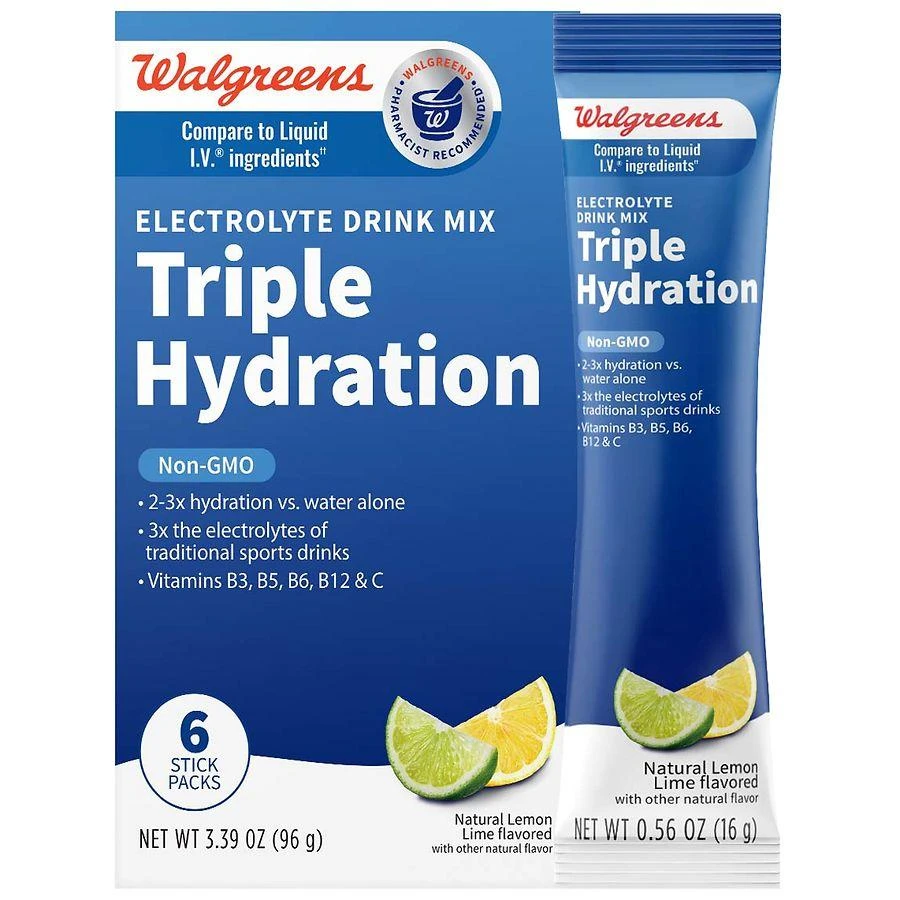 Walgreens Electrolyte Drink Mix Triple Hydration 1