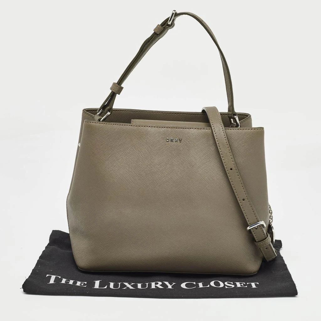 DKNY DKNY Beige Leather Bryant Bucket Bag 14