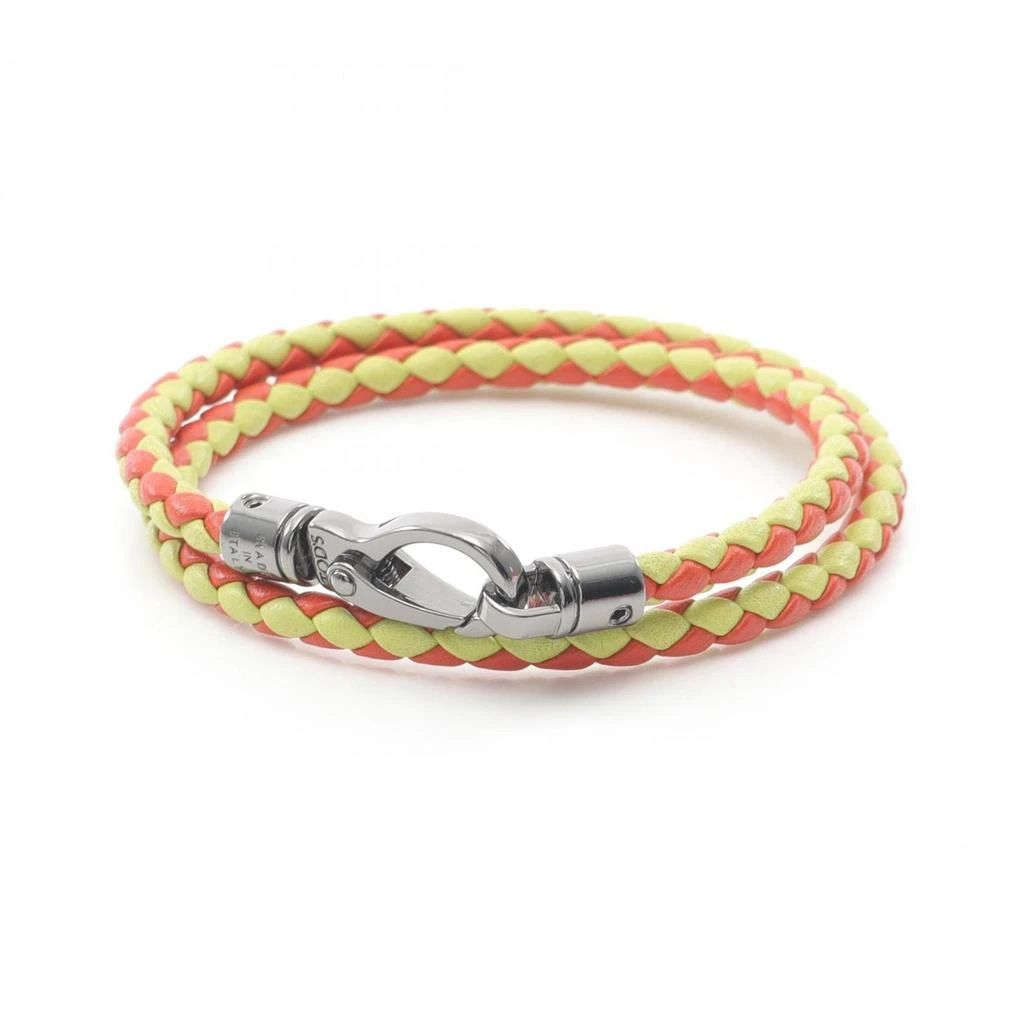 Tod
s Tod
s  Color Leather Stainless Steel Charm Bracelet (Pre-Owned)