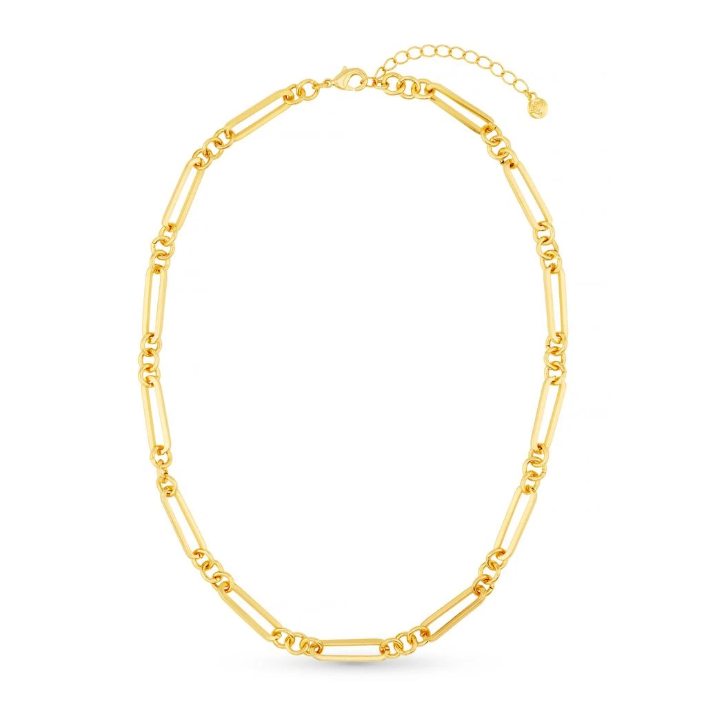 Orelia London Open Rectangular Link Necklace 3