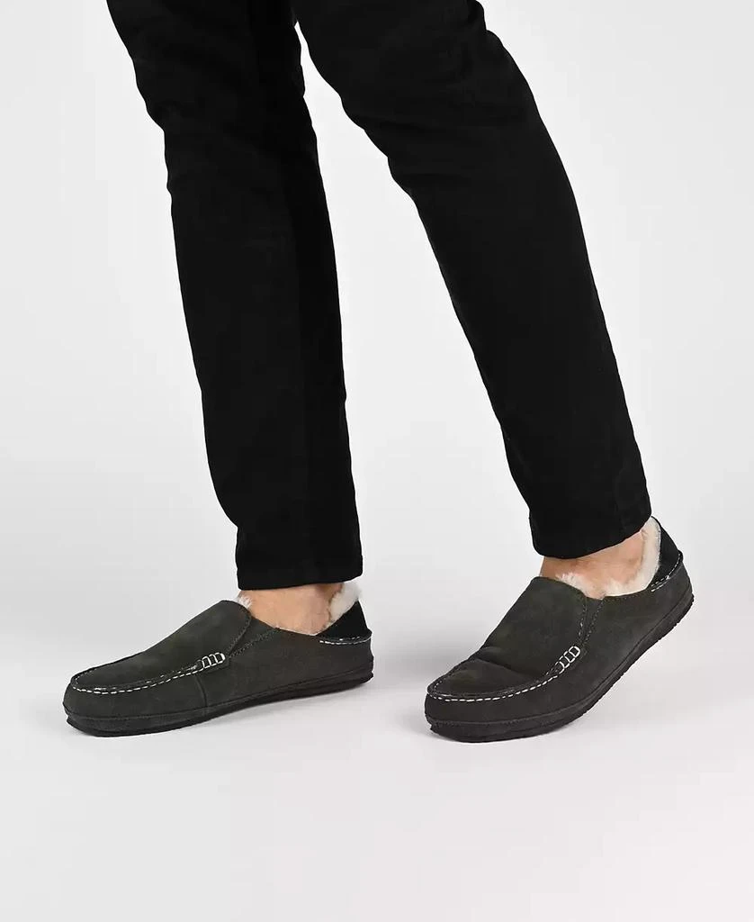 Territory Men's Solace Fold-down Heel Moccasin Slippers 6