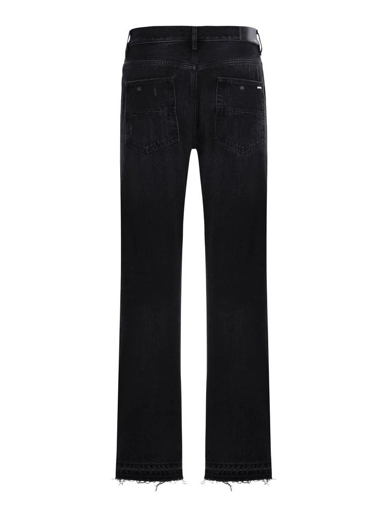 Shop Amiri High Waist Straight Leg Jeans on Sale at BeyondStyle