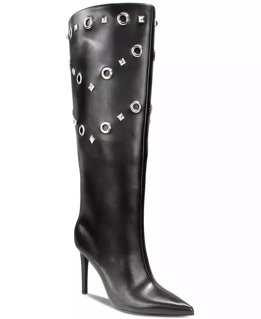 INC International Women's Saiqa Grommet Knee High Boots, Created for Macy's 1