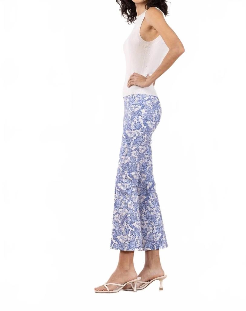 Avenue Montaigne Leo Pant In Blue Paisley 2