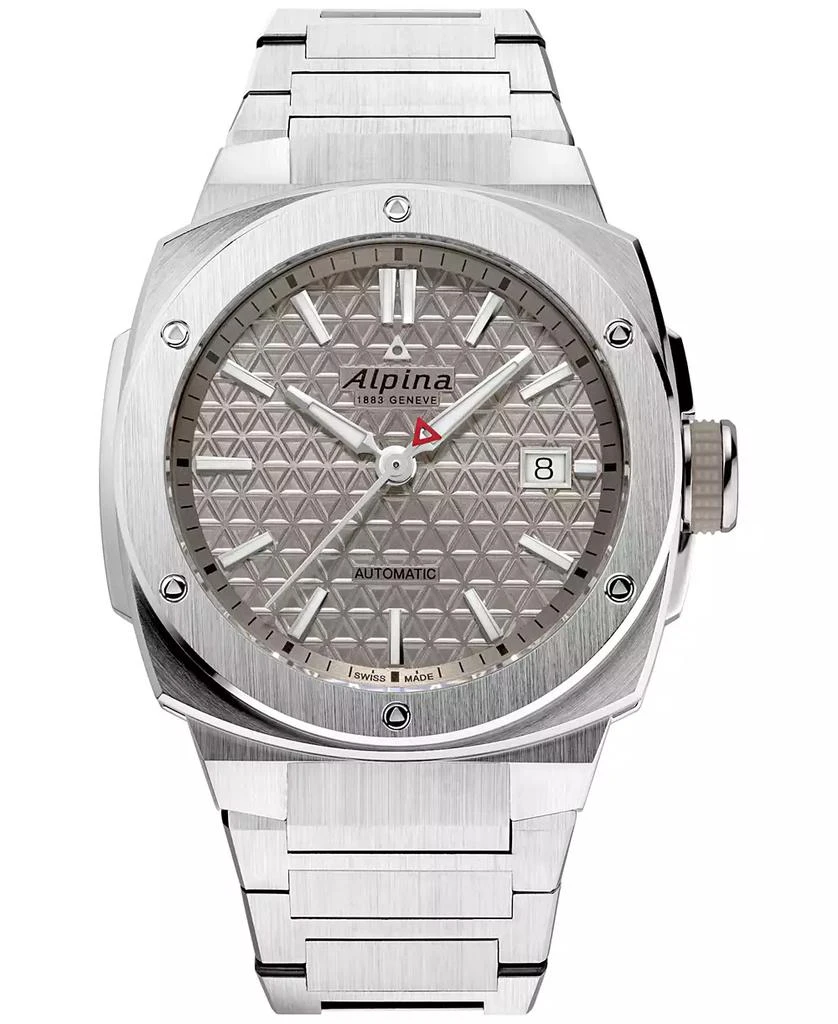 Alpina Men's Swiss Automatic Alpiner Extreme Stainless Steel Bracelet Watch 39mm 1