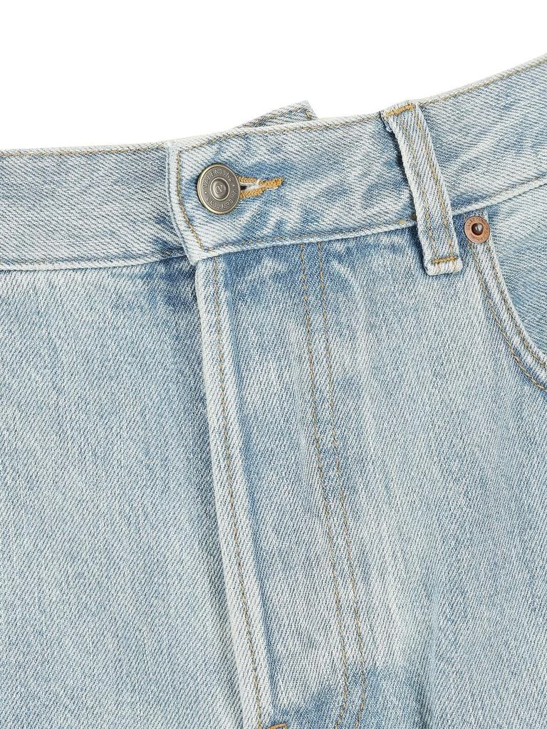 Valentino Valentino	Logo Patch Straight Leg Jeans 3