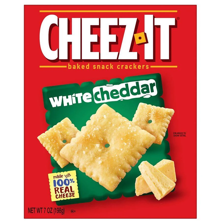 Cheez-It Cheese Crackers White Cheddar 7